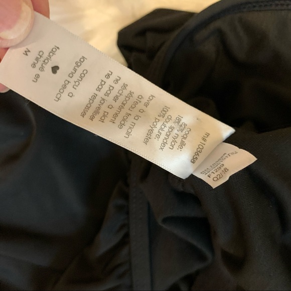 SUGAR COAST by Lolli Swim Black Ruffled One Pc M - Picture 3 of 7